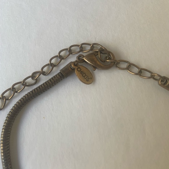 Chico’s Topaz Necklace and Earrings - Picture 6 of 6